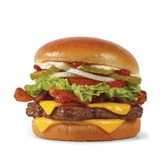 Wendy's Hamburgers Menu 10 Big Bacon Classic