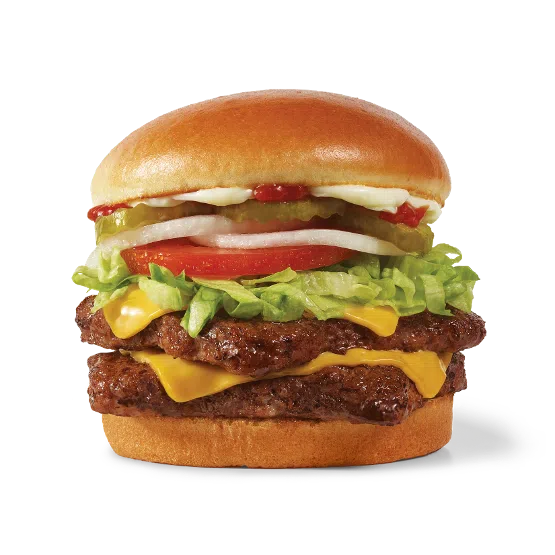 Wendy's Hamburgers Menu 8 Daves Double