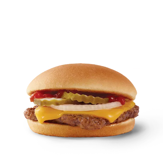 Wendy's Hamburgers Menu 2 Jr. Cheeseburger
