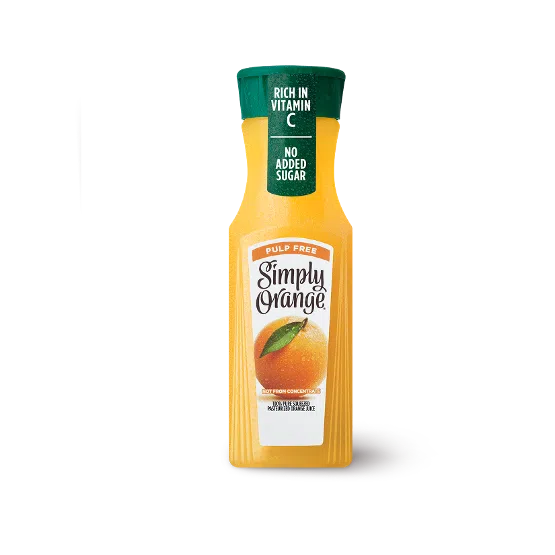 Wendy's Beverages Menu 9 Simply Orange Juice